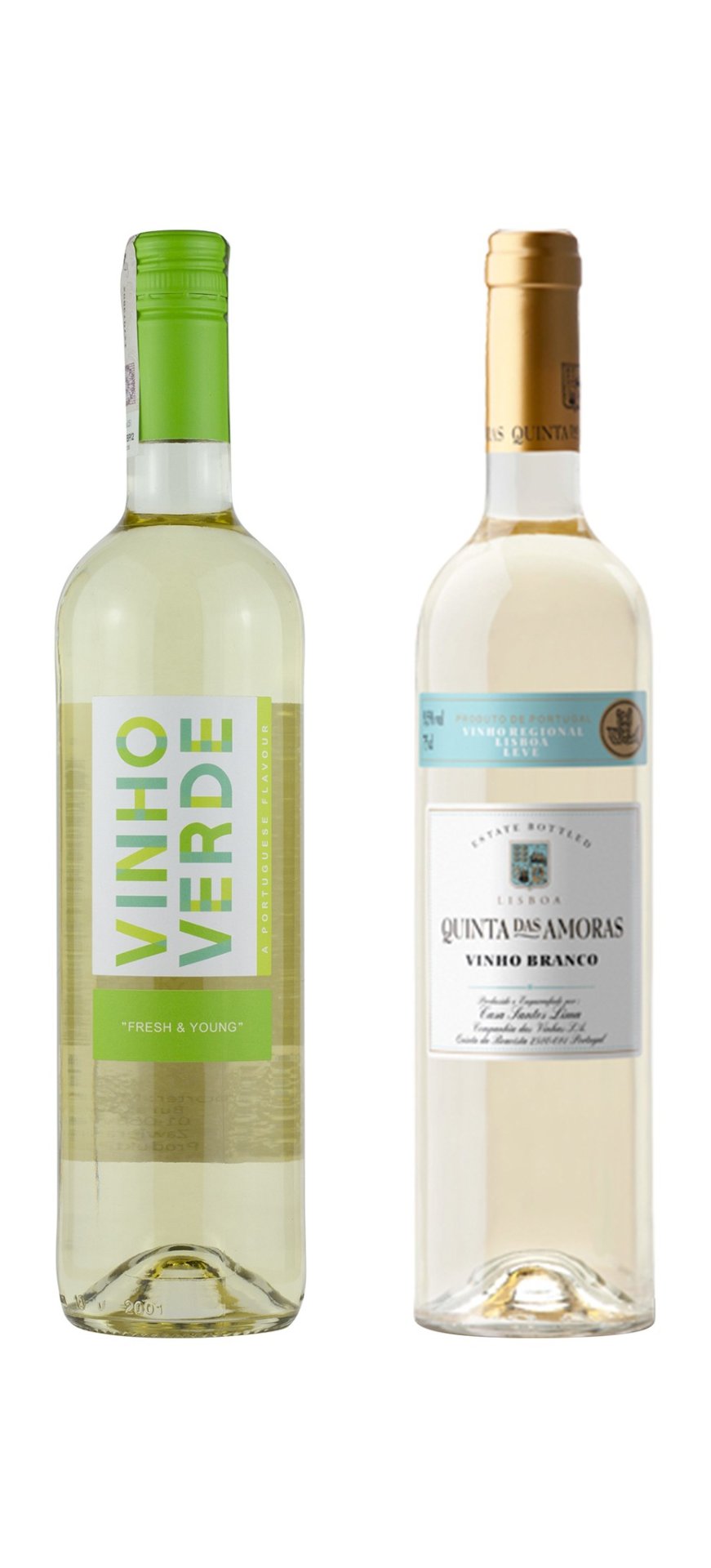 Villa Nova Vinho Verde Fresh & Young + Quinta das Amoras Branco Leve